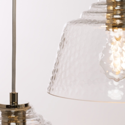 Lansdown Glass Triple Pendant