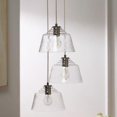 Lansdown Glass Triple Pendant