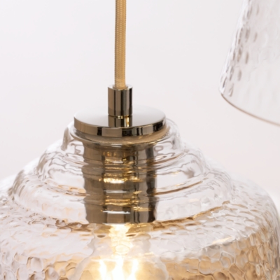 Lansdown Glass Triple Pendant