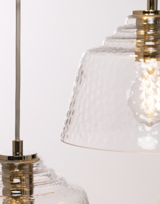 Lansdown Glass Triple Pendant