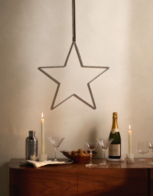 Large Beaded Star Decoration – 50cm