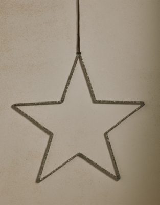 Large Beaded Star Decoration – 50cm