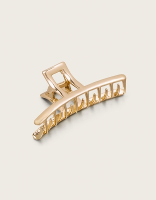 Large Metal Claw Clip - Gold