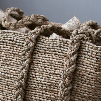 Large Woven Storage Basket Home Accessories Sale The White Company UK