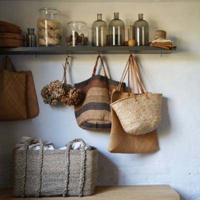 Large Woven Storage Basket Utility & Storage The White Company US