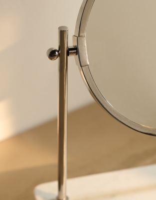 Larton Double Sided Marble Vanity Mirror