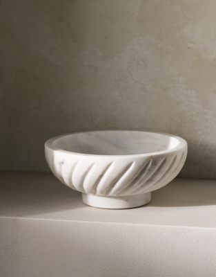Larton Footed Marble Bowl