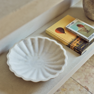 Larton Large Scalloped Bowl