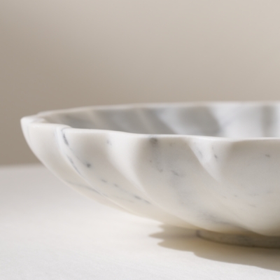 Larton Large Scalloped Bowl