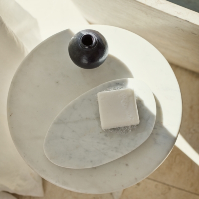 Larton Marble Pebble Plate – Large