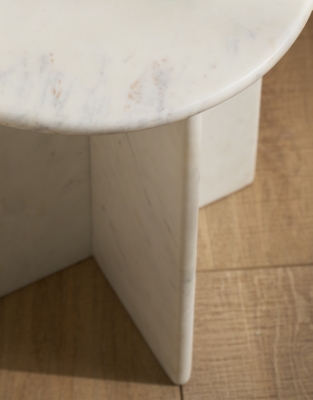 Larton Marble Side Table