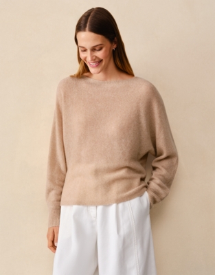 Layering Cashmere Batwing Jumper