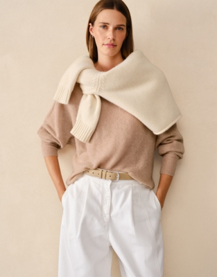 Layering Cashmere Batwing Jumper