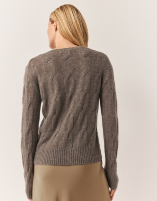 Layering Cashmere Cable Jumper