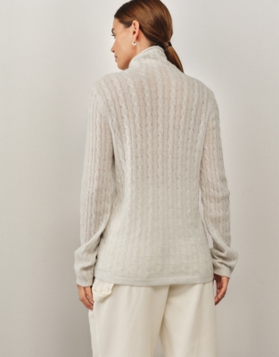 Layering Cashmere Cable Jumper