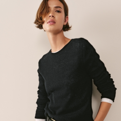 Layering Cashmere Crew Neck Jumper