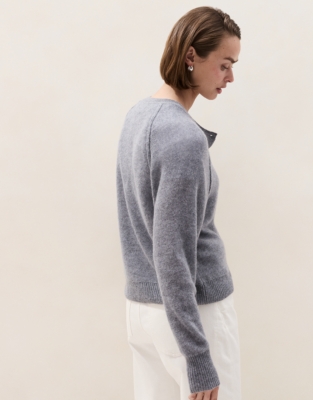 Layering Cashmere Knitted Henley