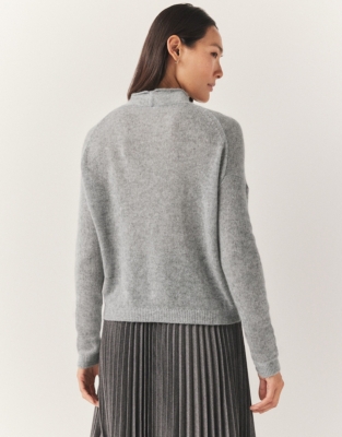 Layering Cashmere Mock Neck Jumper