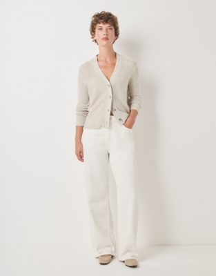 Layering Cashmere Sparkle Cardigan