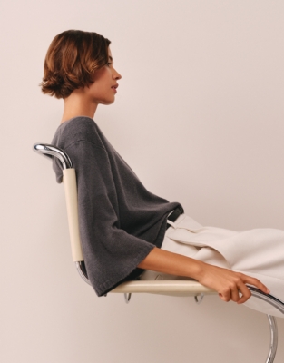 Layering Cashmere Wide Sleeve Jumper