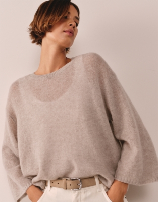 Layering Cashmere Wide Sleeve Jumper