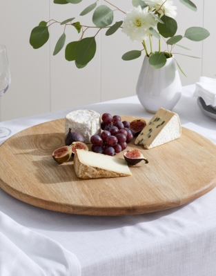 Lazy Susan Wooden Oak Board