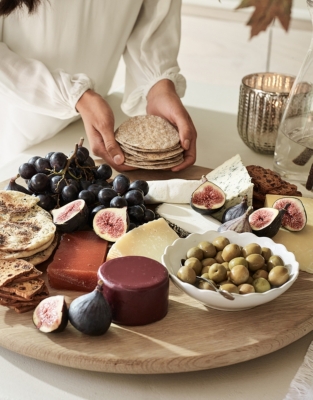 Lazy Susan Wooden Oak Board