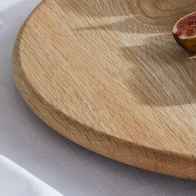 Lazy Susan Wooden Oak Board