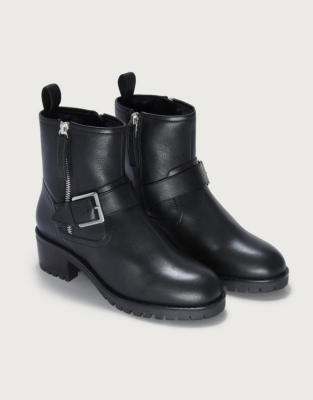 The white company biker hot sale boots