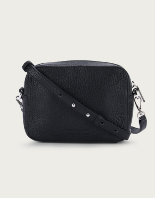 black crossbody camera bag