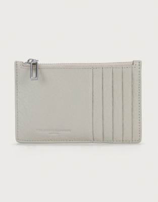 Leather Card Zip Wallet Handbags & Wallets The White Company US