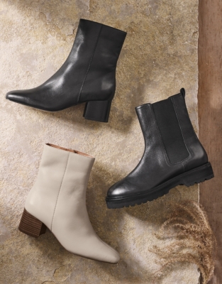 Leather Chelsea Boots | Accessories Sale | The White Company UK