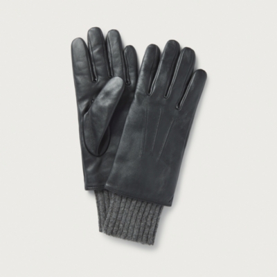 Leather Cuff Gloves