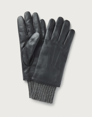 Leather Cuff Gloves