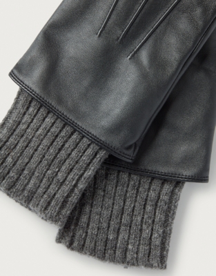 Leather Cuff Gloves