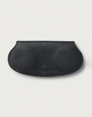 Leather Glasses Case - Black