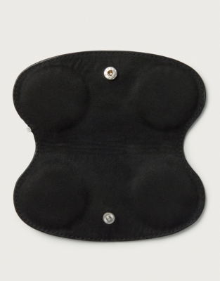 Leather Glasses Case - Black