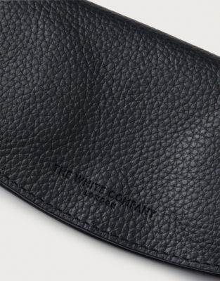 Leather Glasses Case - Black
