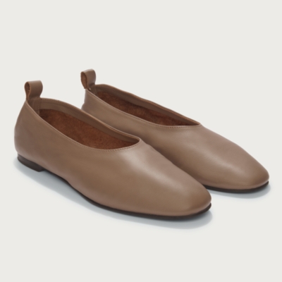 Leather High Vamp Ballet Shoes – As Seen In The Press