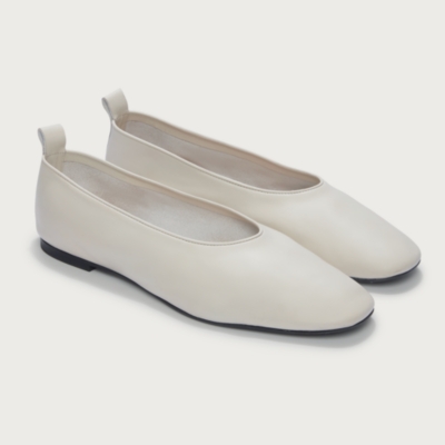 Leather High Vamp Ballet Shoes