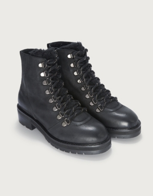 Leather Hiker Boots | Accessories Sale | The White Company UK