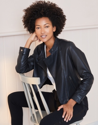 Leather jacket sale white company