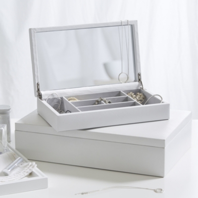Leather Jewellery Box Decorative Accessories The White Company UK