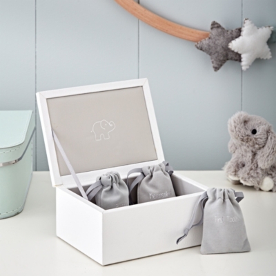 white company baby gift box