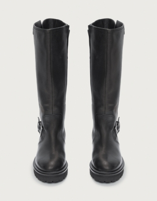 Leather Knee-High Boots | Shoes | The White Company US