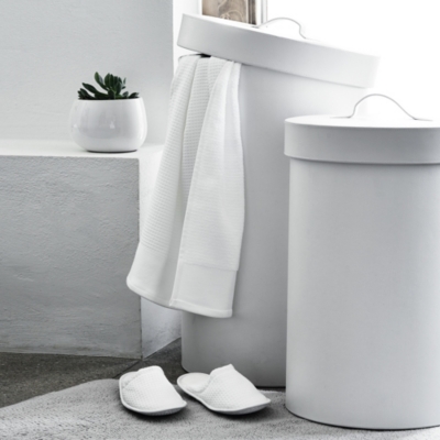 Leather Large Laundry Bin Home Accessories Sale The White Company UK