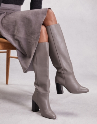 grey boots long