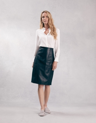 Leather Pencil Skirt All Clothing Sale The White Company Us