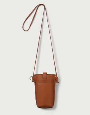 Leather neck pouch online for phone