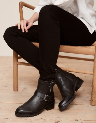 The white company store biker boots